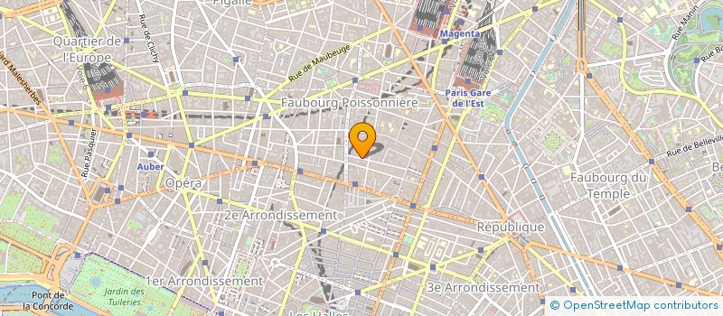 localisation de l'entreprise LES BUCHERONS DU CENTRE à PARIS