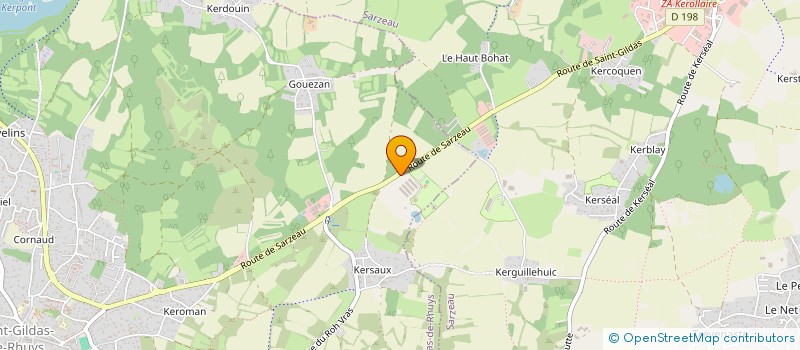 localisation de l'entreprise LES BUCHES DE RHUYS  SAINT-GILDAS-DE-RHUYS