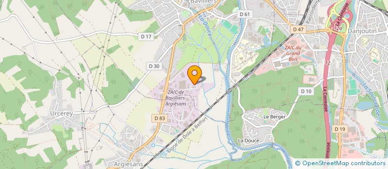 localisation de l'entreprise LES BUCHETS  BAVILLIERS