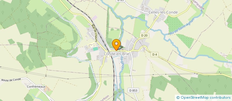 localisation de l'entreprise LES BUCHETTES  MONTLEVON