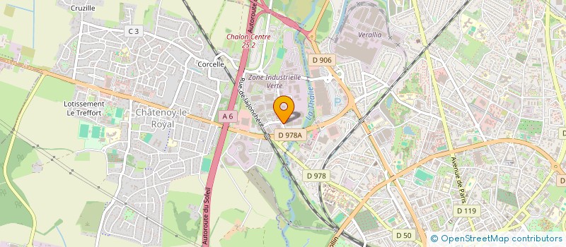 localisation de l'entreprise LES BUCOLIQUES à CHATENOY-LE-ROYAL