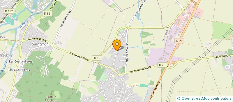 localisation de l'entreprise LES BUFFETS D'ILE DE FRANCE à BOISSY-SOUS-SAINT-YON