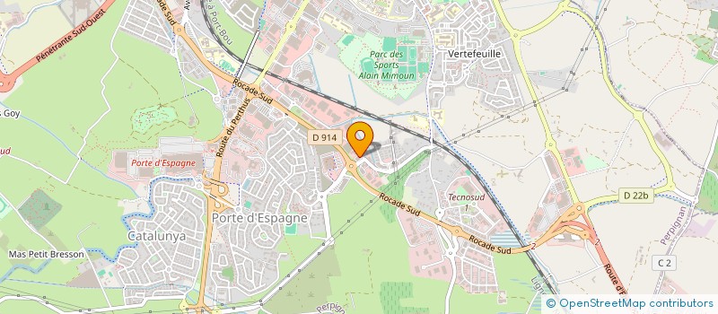 localisation de l'entreprise LES BUFFETS D'ORIENT  PERPIGNAN