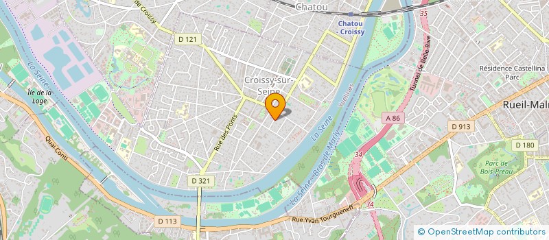 localisation de l'entreprise LES BUGALE  CROISSY-SUR-SEINE