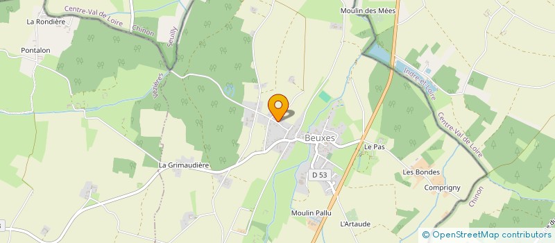 localisation de l'entreprise LES BUIES  BEUXES