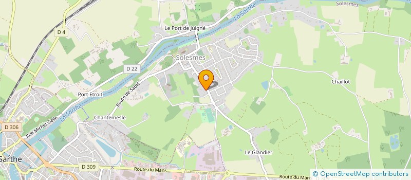 localisation de l'entreprise LES BUIS à SOLESMES