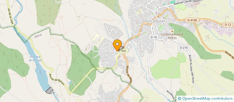 localisation de l'entreprise LES BUISSONNADES à FORCALQUIER
