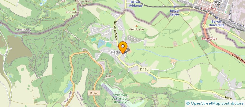 localisation de l'entreprise LES BUISSONNIERS RED' EN JOIE  REDANGE