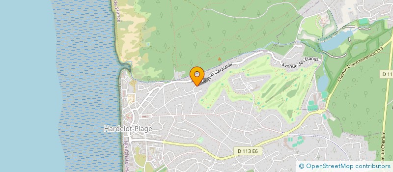 localisation de l'entreprise LES BUISSONS  NEUFCHATEL-HARDELOT