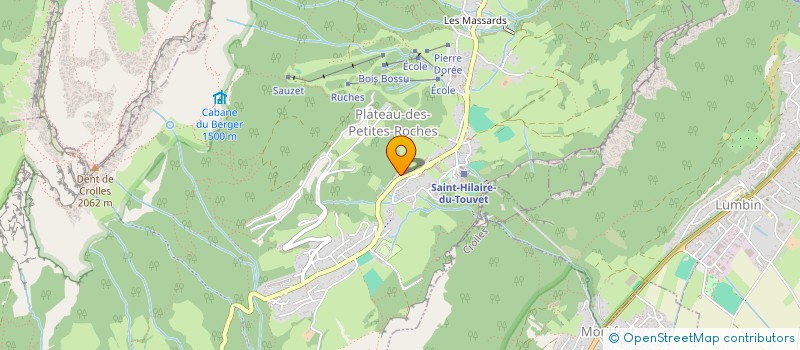 localisation de l'entreprise LES BUISSONS FLEURIS  PLATEAU-DES-PETITES-ROCHES