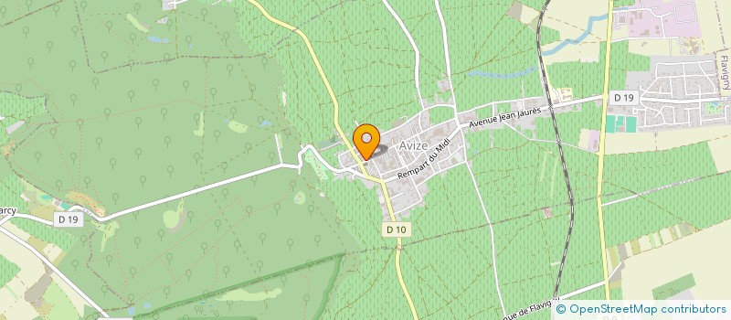 localisation de l'entreprise LES BULLES BLANCHES  AVIZE