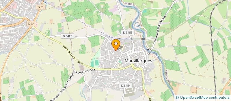 localisation de l'entreprise LES BULLES DE CHARLINE  MARSILLARGUES