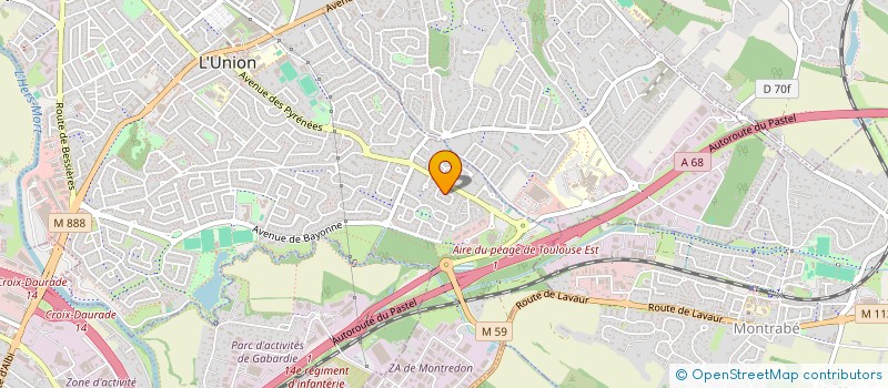 localisation de l'entreprise LES BULLES DE GARONNE à L'UNION