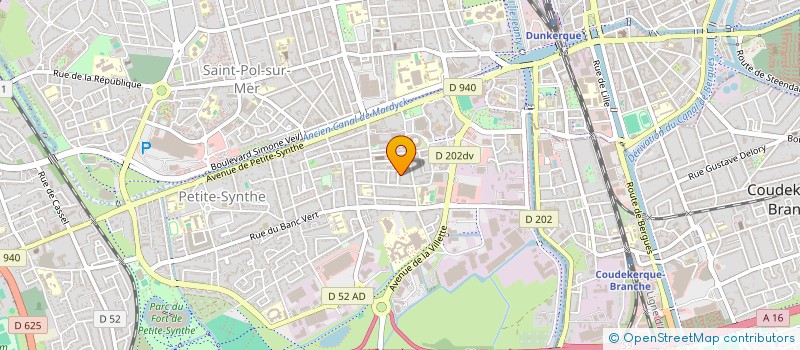 localisation de l'entreprise LES BULLES DE L'ESPOIR à DUNKERQUE