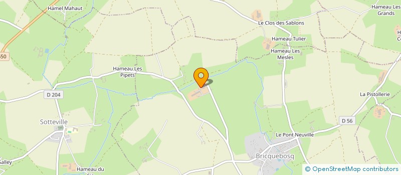 localisation de l'entreprise LES BULLES DU BOUT DU MONDE  FLAMANVILLE