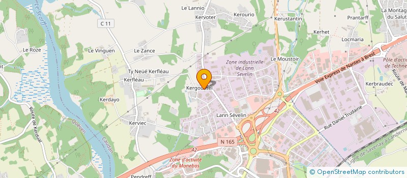 localisation de l'entreprise LES BULLES DU MANIO  CAUDAN