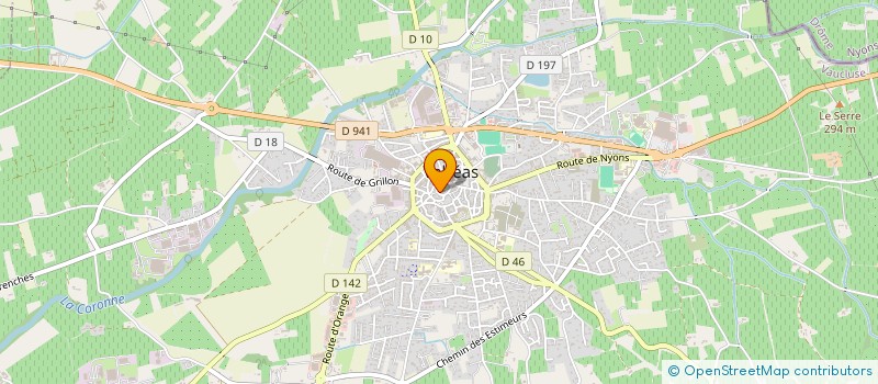 localisation de l'entreprise LES BULLES DU PAPE à VALREAS