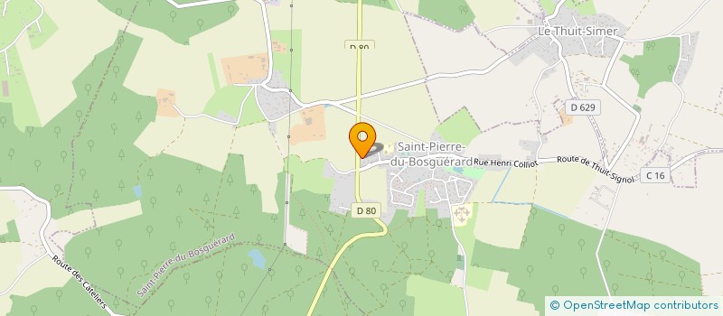 localisation de l'entreprise LES BULLES ENCHANTEES  SAINT-PIERRE-DU-BOSGUERARD