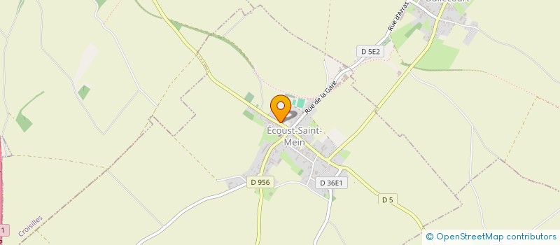 localisation de l'entreprise LES BULLES ROSES  ECOUST-SAINT-MEIN