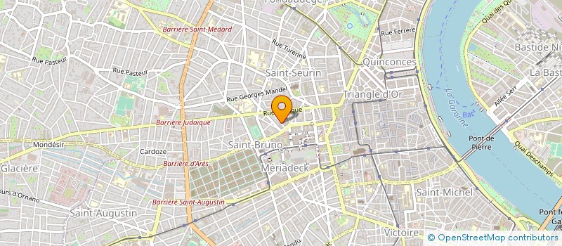 localisation de l'entreprise LES BULLES TROTTEURS à BORDEAUX