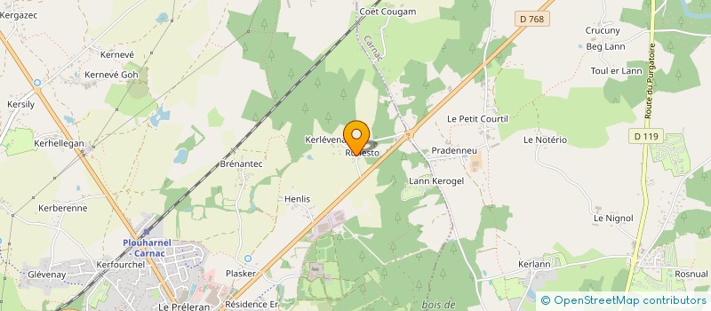 localisation de l'entreprise LES BUNKERS MEMOIRE DE GUERRE  PLOUHARNEL