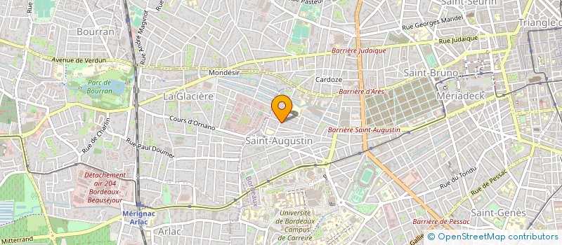 localisation de l'entreprise LES BURDIGAZELLES à BORDEAUX