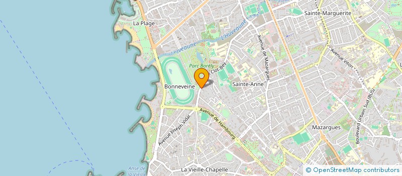 localisation de l'entreprise LES BUREAUX DE BORELY à MARSEILLE