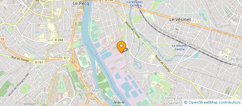 localisation de l'entreprise LES BUREAUX DU CHEMIN DE RONDE  CROISSY-SUR-SEINE