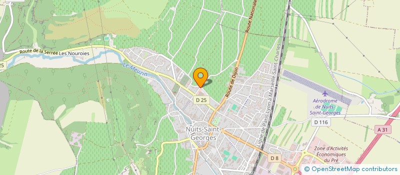 localisation de l'entreprise LES BURGONDES 4L TROPHY  NUITS-SAINT-GEORGES