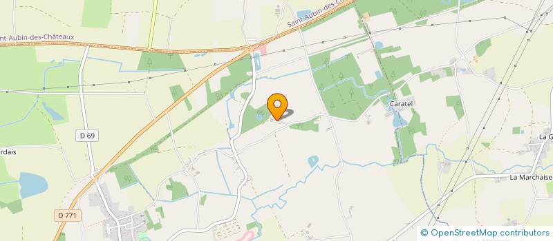 localisation de l'entreprise LES BURONS  SAINT-VINCENT-DES-LANDES