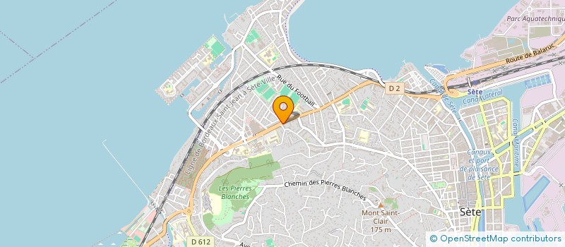 localisation de l'entreprise LES BUS DU 3EME MILLENAIRE à SETE