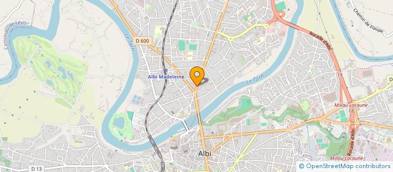 localisation de l'entreprise LES BUSES DE LA MONTAGNE NOIRE à ALBI