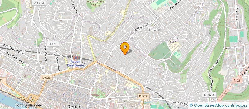 localisation de l'entreprise LES BUTTES à ROUEN