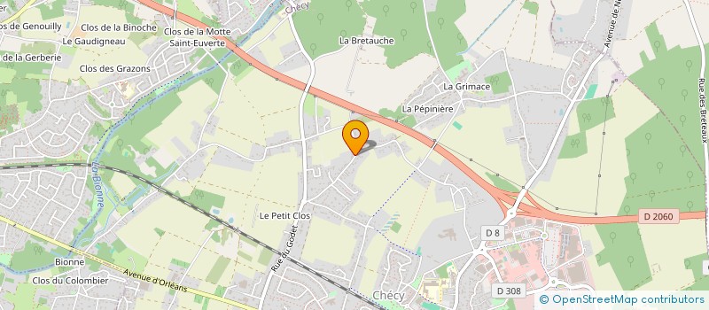 localisation de l'entreprise LES BUVEURS DE CIEL à CHECY