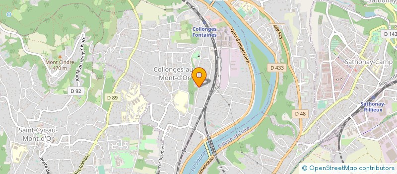 localisation de l'entreprise LES BUYS  COLLONGES-AU-MONT-D'OR