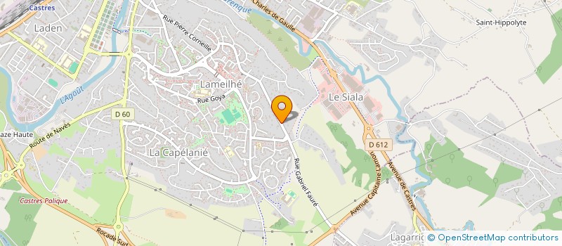 localisation de l'entreprise LES BUZES IMMOBILIER SAS  CASTRES