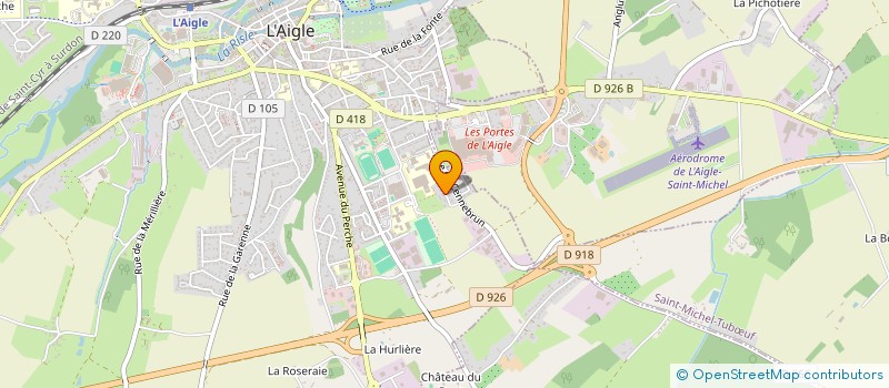 localisation de l'entreprise LES C 5 à L'AIGLE