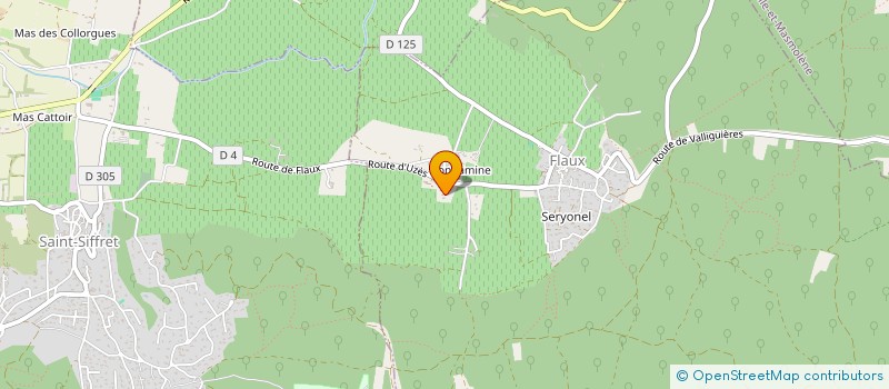 localisation de l'entreprise LES CAB'S  FLAUX