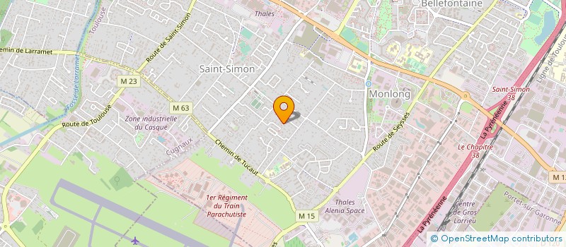 localisation de l'entreprise LES CABANES à TOULOUSE