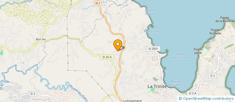 localisation de l'entreprise LES CABANES  LA TRINITE
