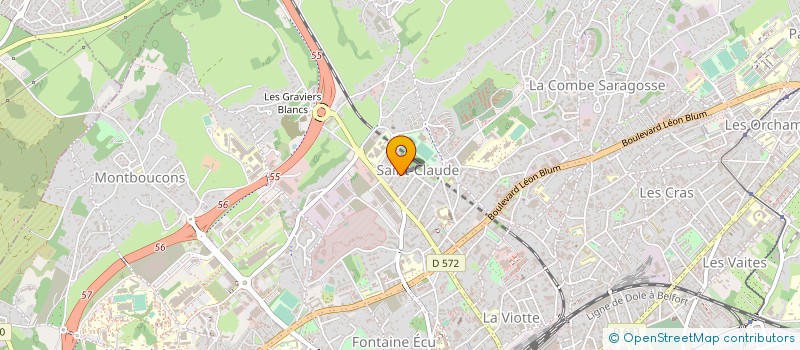 localisation de l'entreprise LES CABANES A PIZZAS à BESANCON