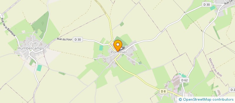 localisation de l'entreprise LES CABANES DE BLANCHE  POMMIER