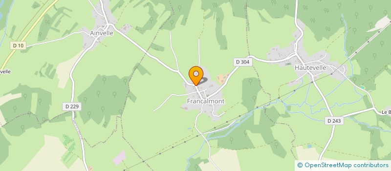 localisation de l'entreprise LES CABANES ENCHANTEES  FRANCALMONT