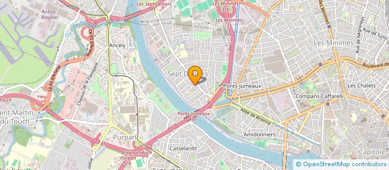 localisation de l'entreprise LES CABANES OCCITANES à TOULOUSE