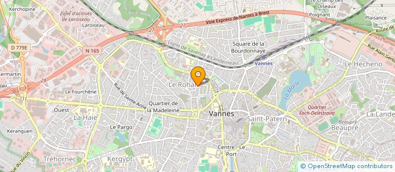 localisation de l'entreprise LES CABANIERS à VANNES