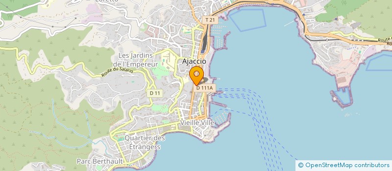 localisation de l'entreprise LES CABANONNIERS DU GOLFE DE LAVA COMMUNE D'ALATA à AJACCIO