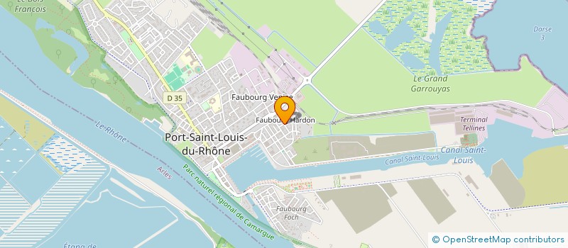localisation de l'entreprise LES CABANONNIERS PORT SAINT LOUISIENS à PORT-SAINT-LOUIS-DU-RHONE
