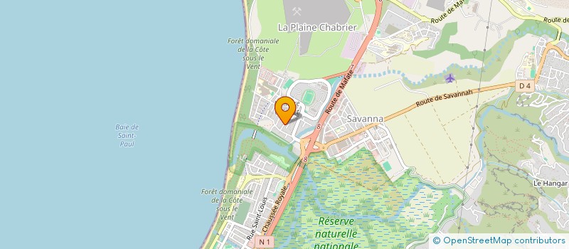 localisation de l'entreprise LES CABANONS DE PRODUCTION à SAINT-PAUL