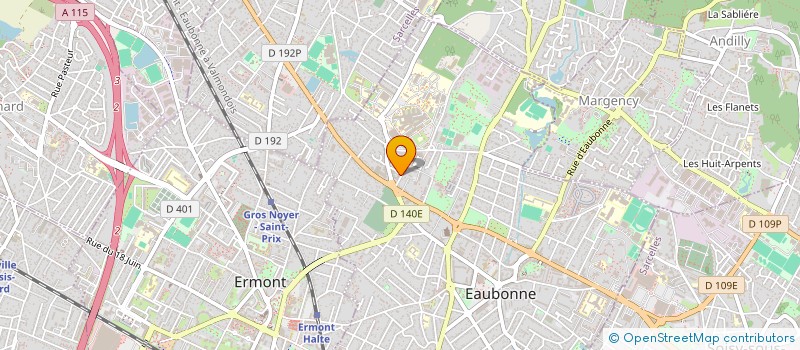 localisation de l'entreprise LES CABINETS MINISTERIELS à EAUBONNE