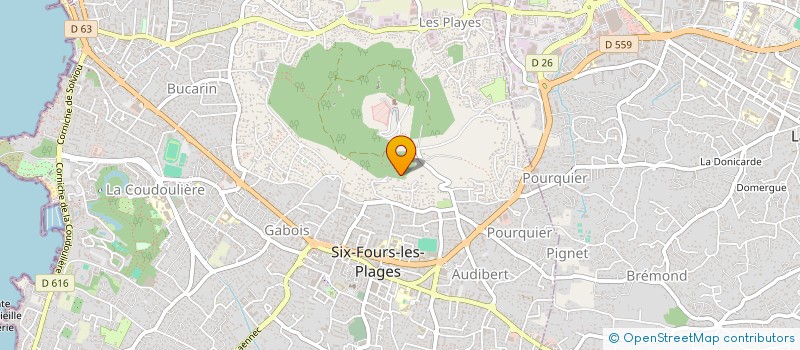 localisation de l'entreprise LES CABLIERS à SIX-FOURS-LES-PLAGES